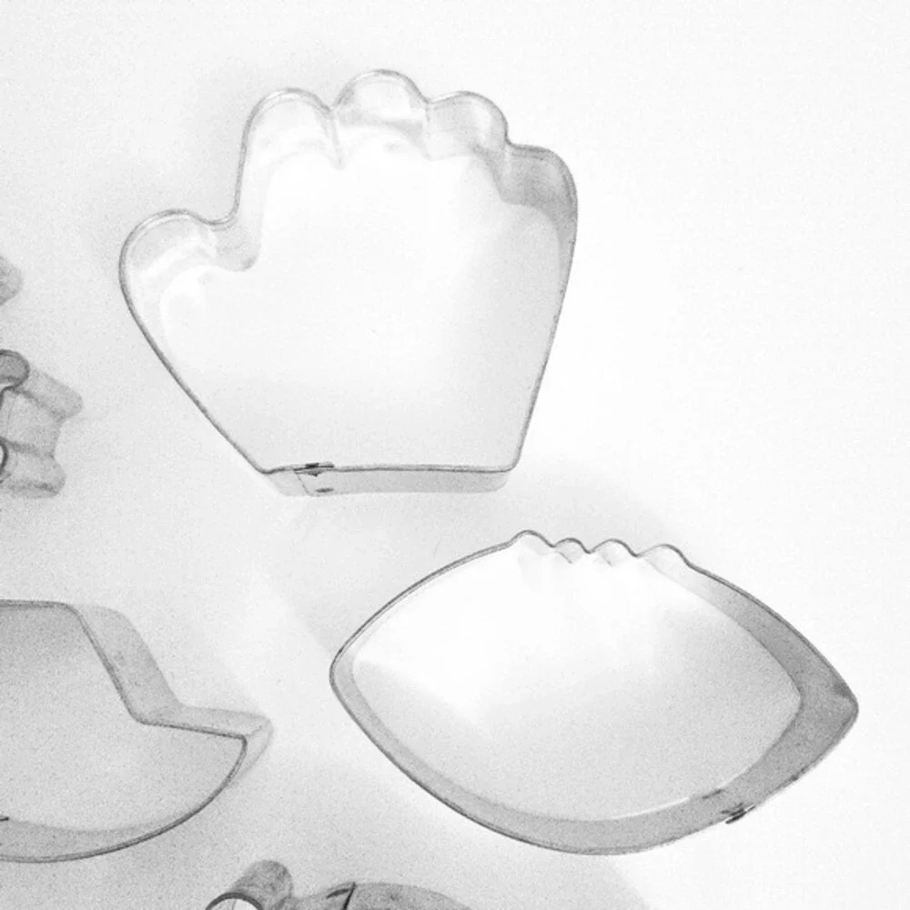 Football Baseball & Sports Themed Vintage Cookie Cutters (Set of 8)